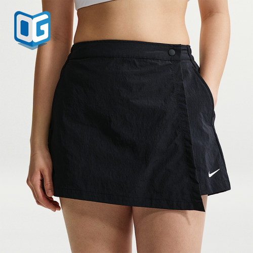 Nike/耐克正品 Sportswear 女士透气中腰简约休闲裤裙IR1649-010