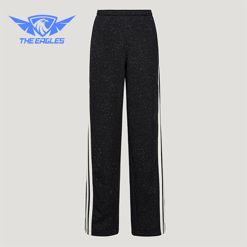 Adidas/阿迪达斯正品DCE KN PNT女士系带条纹运动针织长裤KX8907