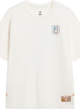 Lining/李宁正品秋季男子新款宽松休闲透气圆领短袖T恤AHST889