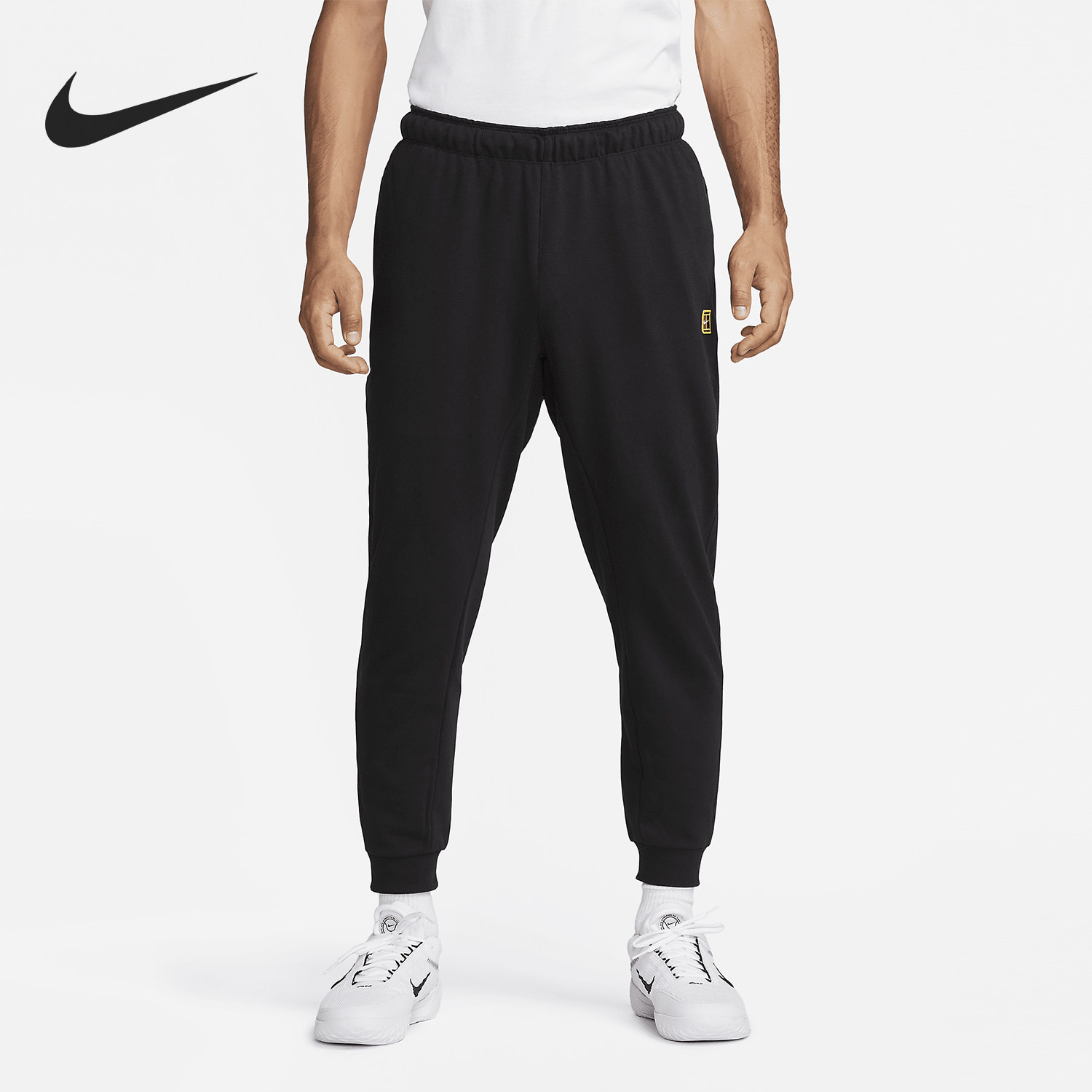 Nike/耐克官方正品Court Heritage男士网球束脚长裤DQ4588-010 - 实物图