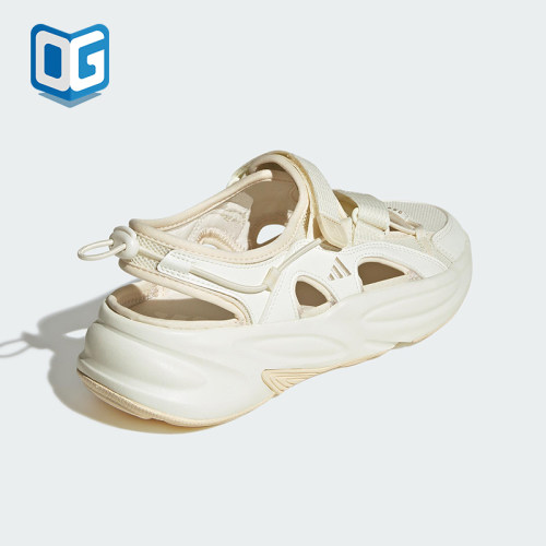 Adidas/阿迪达斯正品OZWAVE SANDAL男女经典透气厚底凉鞋JS4577