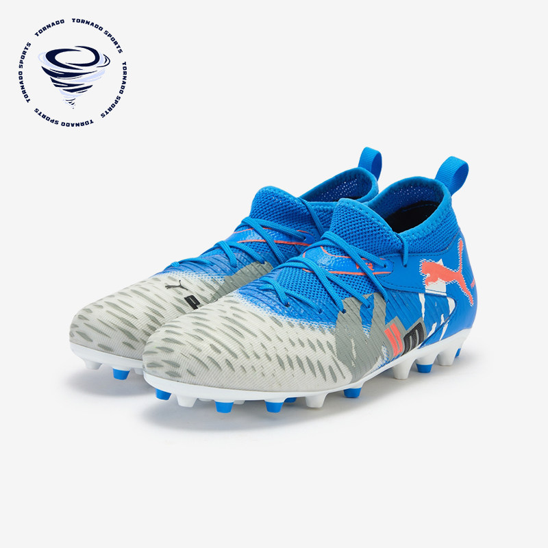 Puma/彪马正品2025冬季款儿童减震运动耐磨中帮足球鞋108789-01