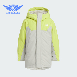 PARKA Adidas DOWN儿童保暖拼接羽绒服KC5410 阿迪达斯正品