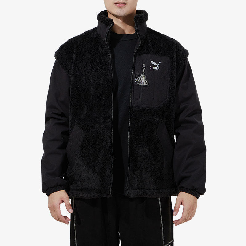 Puma/彪马正品当季新款男子时尚立领羊羔绒外套534974-01,运动服/休闲服装,运动茄克/外套,淘宝优惠券,粉丝福利购,淘宝优惠卷