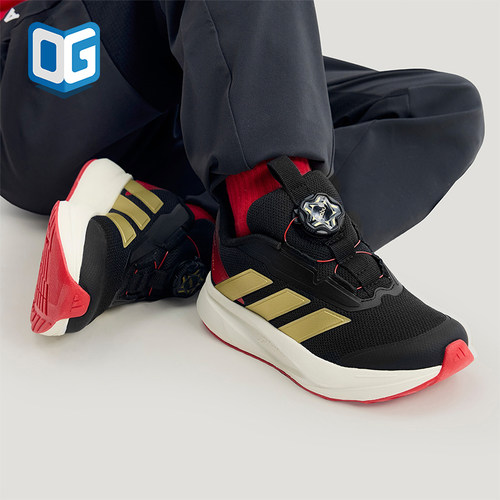 Adidas/阿迪达斯正品DURAMO SL2儿童减震低帮旋转扣跑步鞋KI4120