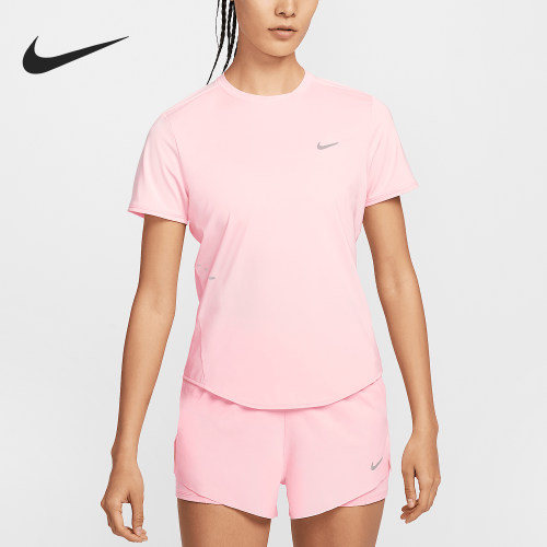 Nike/耐克正品2025夏季女士透气网眼运动跑步短袖HM9699-607