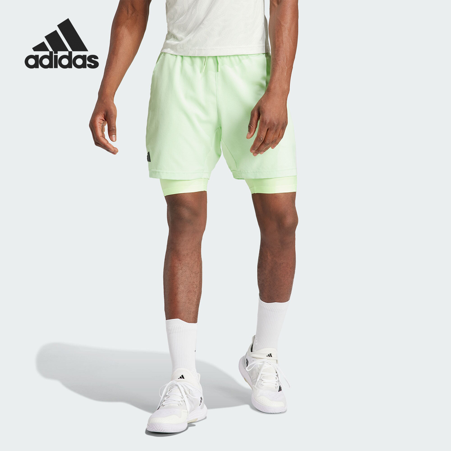 Adidas/阿迪达斯正品新款男士网球系列透气运动短裤IL7380