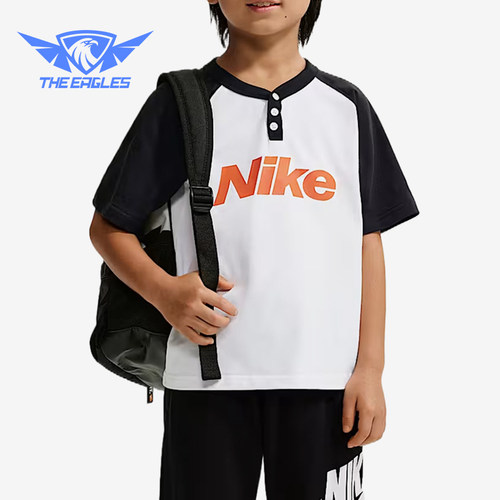 Nike/耐克正品小童经典时尚休闲运动透气短袖T恤JF1869-010