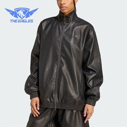 Adidas/阿迪达斯正品三叶草女士日常运动休闲立领耐穿外套JW7326
