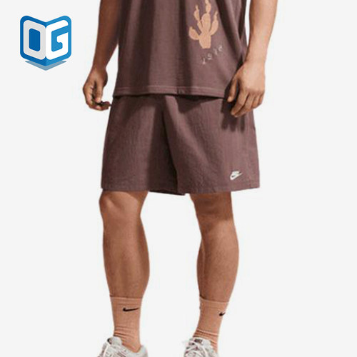 Nike/耐克正品Sportswear新款男棕色系带简约经典短裤IF0845-502