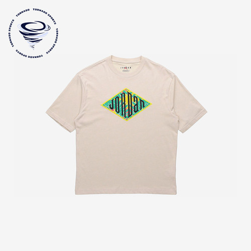 Nike/耐克正品JORDANSportDNA新款男燕麦色经典短袖T恤CN3114-140