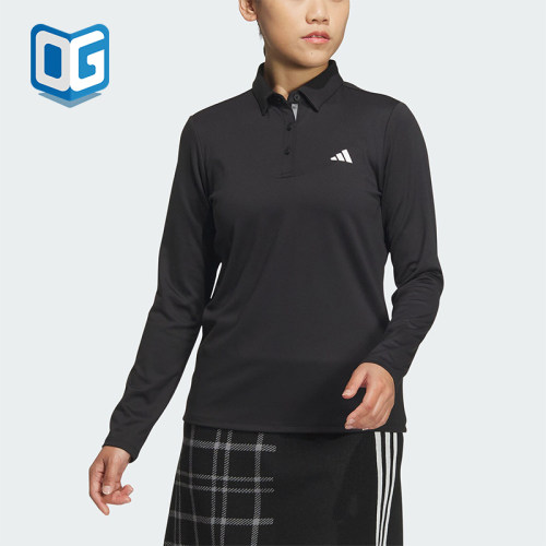 阿迪达斯女士高尔夫长袖POLO衫
