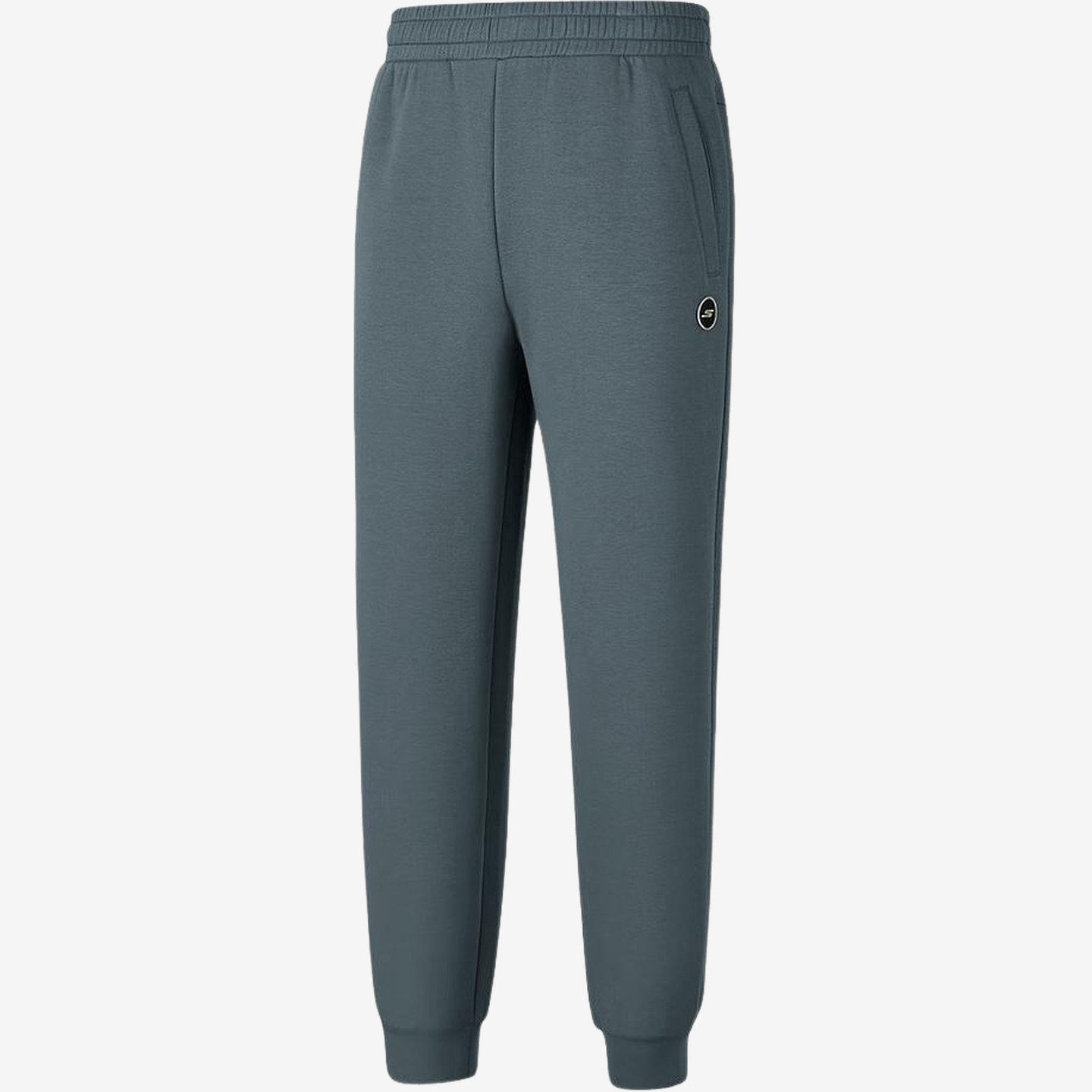 Skechers斯凯奇正品基础系列男舒适束脚松紧运动裤P425M070-02CF