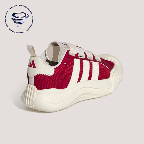Adidas/阿迪达斯正品2026女士系带网球潮流厚底耐磨运动鞋KH7981