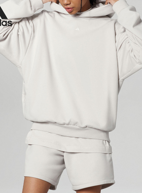 Adidas/阿迪达斯正品三叶草男女同款时尚连帽套头卫衣IN4241