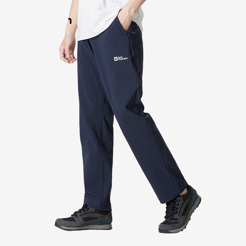 Jack wolfskin/狼爪正品秋季男子户外防风防泼水运动休闲长裤