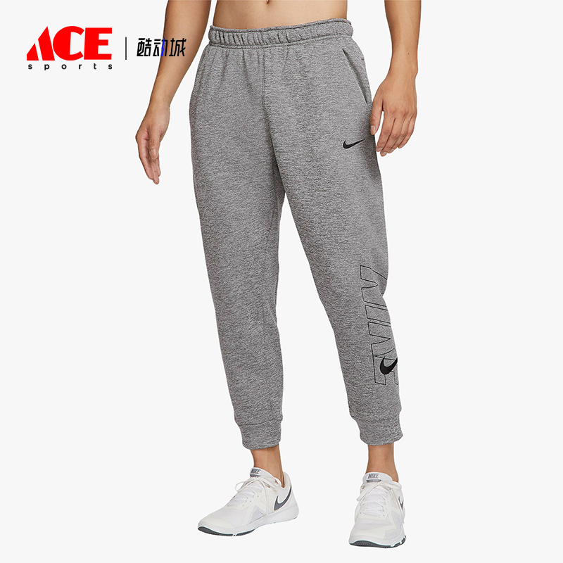 Nike/耐克正品2025冬季款男士日常束脚松紧腰刺绣长裤FB6893-063