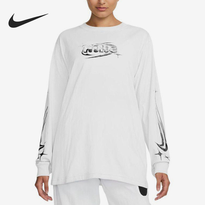 Nike/耐克正品春秋季女士时尚针织透气套头长袖FQ5675-100