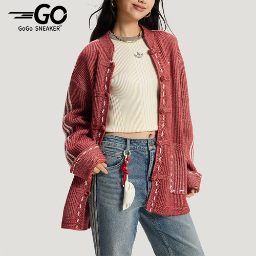 Adidas/阿迪达斯正品三叶草男女透气针织柔软潮流运动夹克KT3852