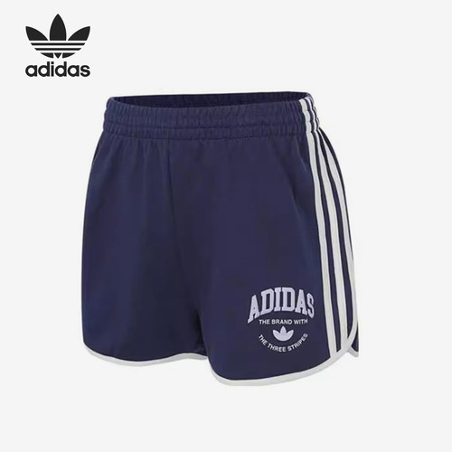 Adidas/阿迪达斯正品三叶草女士复古针织运动休闲短裤JH1224