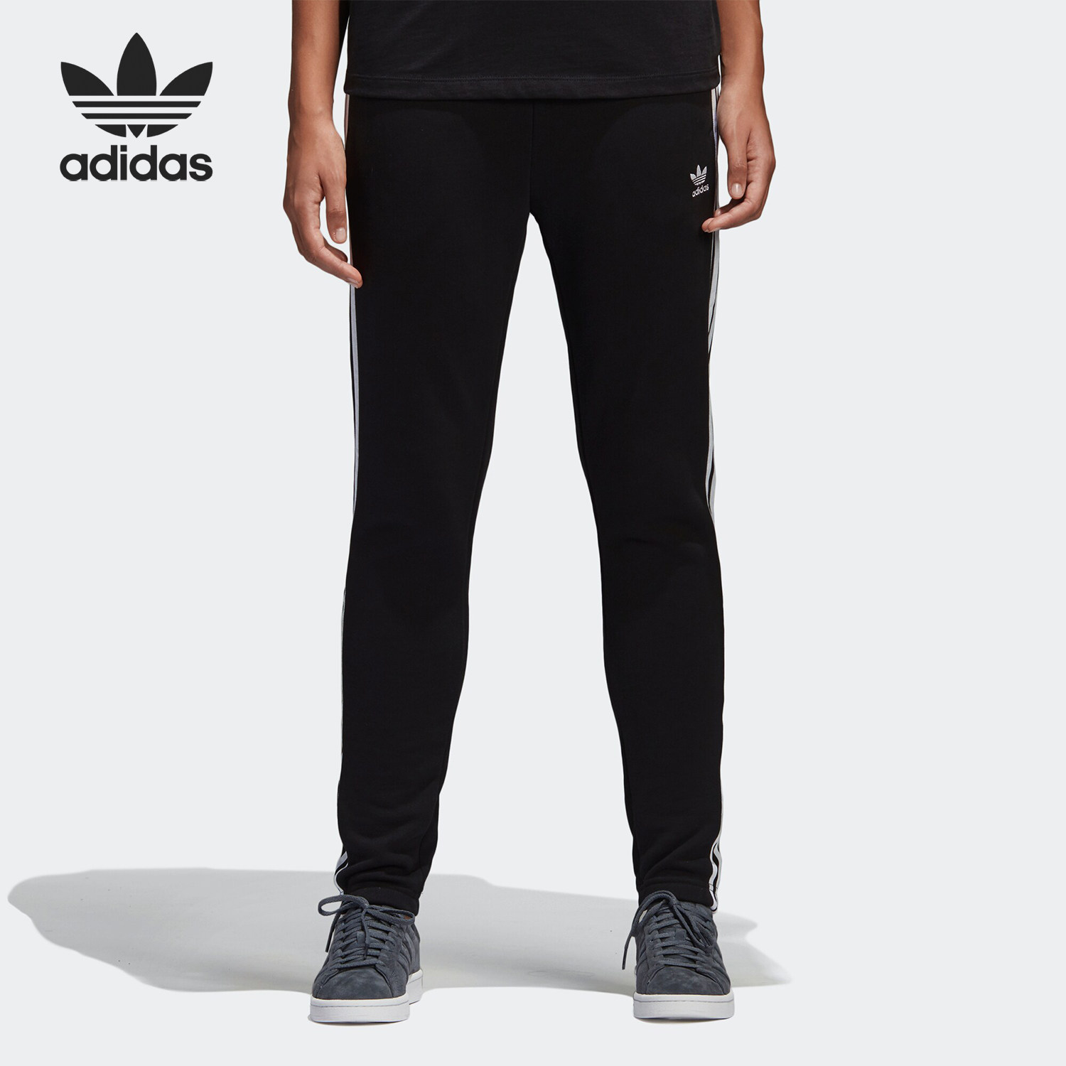 Adidas/阿迪达斯正品三叶草女款当季新款运动休闲小脚长裤 CE5607