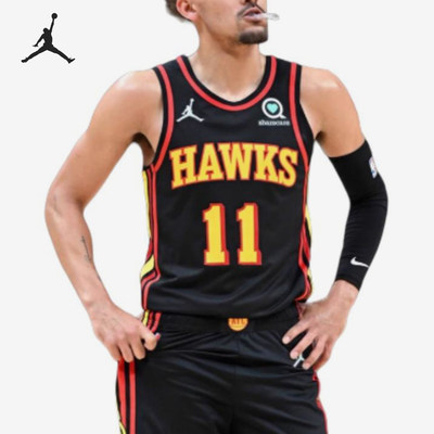 Nike耐克正品Jordan x NBA75周年特雷杨透气背心篮球DB3441-010