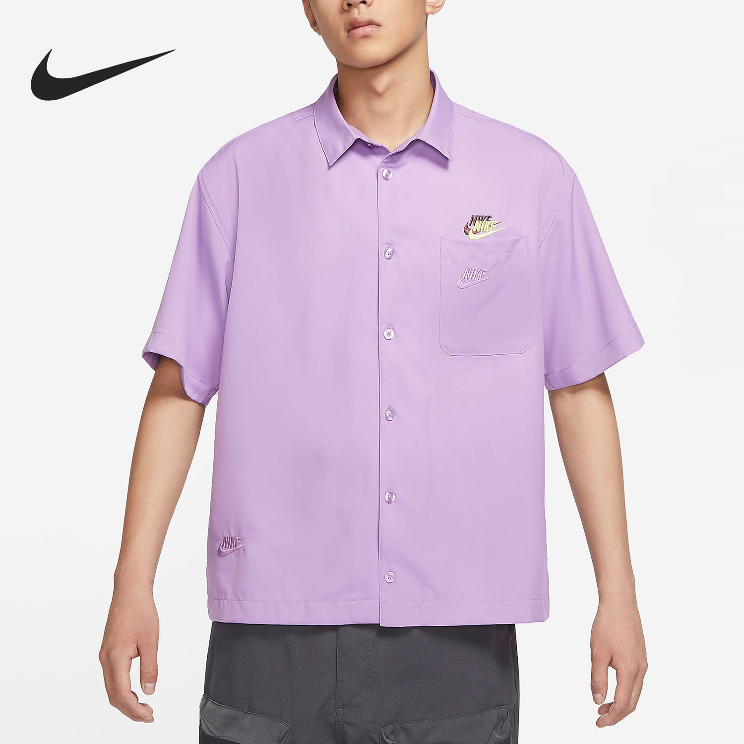 Nike/耐克正品Sportswear Dri-FIT 男子短袖衬衫 DM7925-589