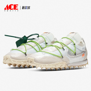 Nike/耐克正品WAFFLE RACER OW 女子休闲钉子鞋跑步鞋 CD8180-001