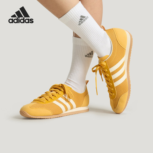 Adidas/阿迪达斯正品VS JOG 2.0男女低帮系带薄底休闲鞋KH7652