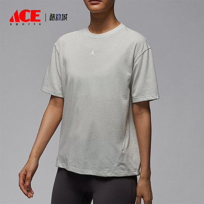 Nike/耐克正品JORDAN女士套头运动篮球针织透气短袖FN5117-034