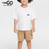 耐克正品 套装 2025夏季 Nike 款 婴童休闲针织口袋经典 II3481 297