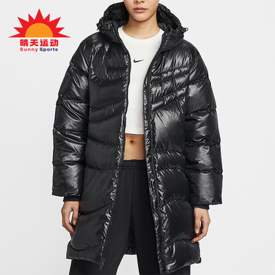 Nike/耐克正品冬季新款女士户外拒水保暖中长款羽绒服HV2752-010