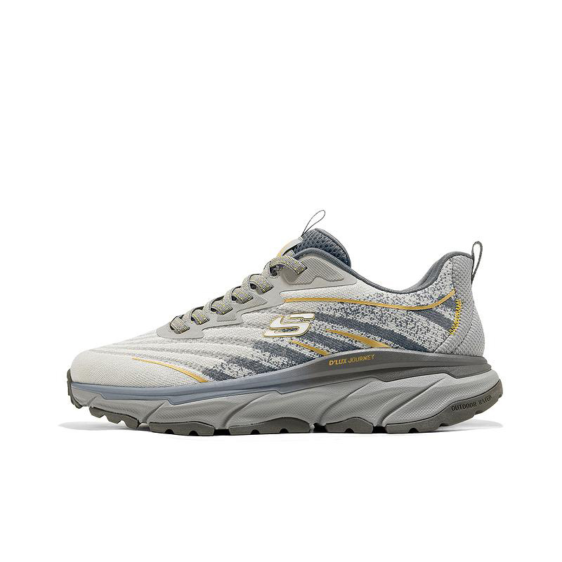 Skechers/斯凯奇正品2025年春季新款男士耐磨缓震运动徒步鞋