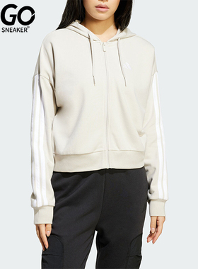 Adidas/阿迪达斯正品W 3S FT FZ HD女士拉链夹克外套JW1821