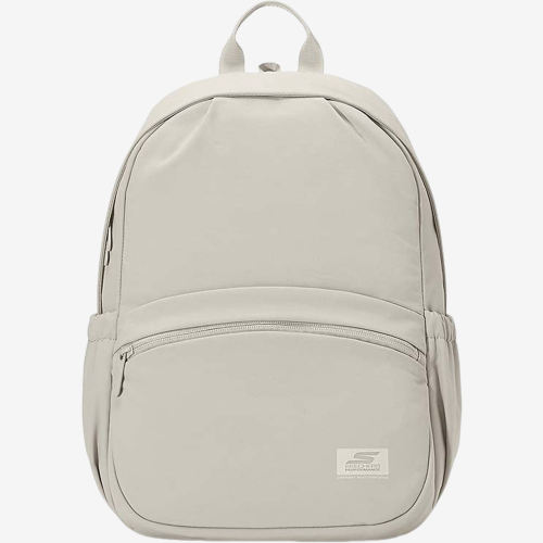 Skechers斯凯奇正品男女拉链日常出行双肩背包P325U014-03WH
