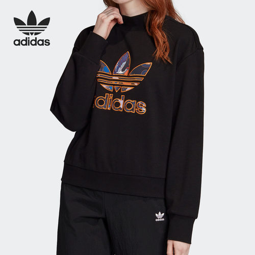 阿迪达斯女子运动套头衫卫衣