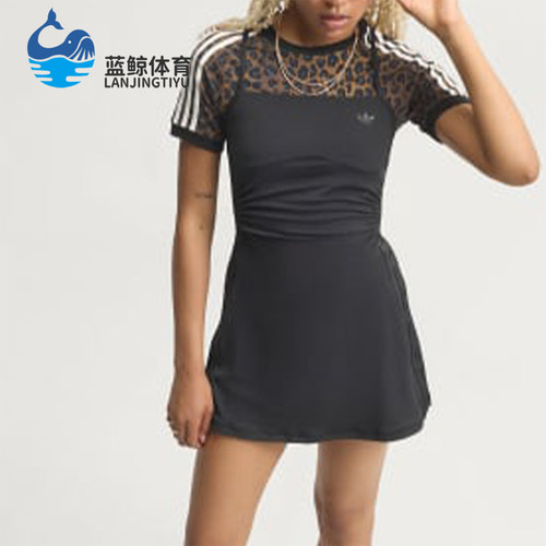 Adidas/阿迪达斯正品三叶草女士时尚透气休闲连衣裙KU3701