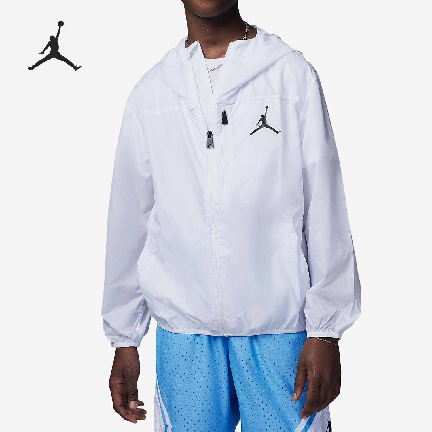 Nike/耐克正品JORDAN大童运动轻薄透气连帽外套FQ1061-100,童装/婴儿装/亲子装,普通外套,淘宝优惠券,粉丝福利购,淘宝优惠卷