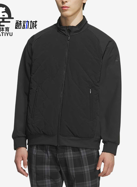 Adidas/阿迪达斯正品立领夹克新款男黑色轻盈保暖夹克JM2946