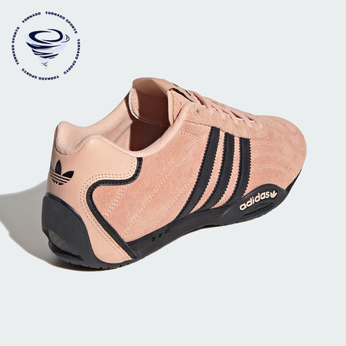 Adidas/阿迪达斯正品三叶草女士赛车经典透气系带运动鞋JS0299