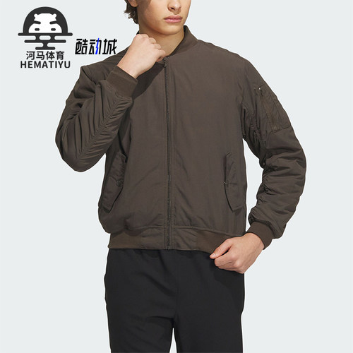 阿迪达斯男士飞行服夹克外套