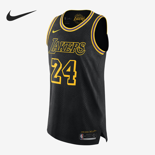 Nike/耐克官方正品洛杉矶湖人队男士透气篮球无袖背心AJ6430-011
