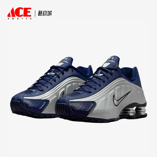 Nike/耐克正品Shox R4 Blue Void女士低帮跑步鞋AR3565-400