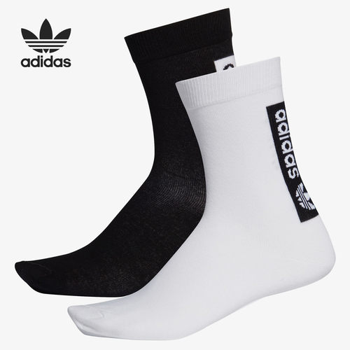 Adidas/阿迪达斯正品秋季男袜女袜新款透气运动休闲袜 ED8030