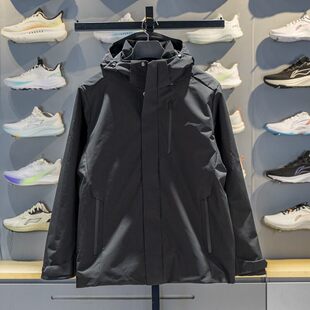 李宁正品CF溯男子舒适百搭加绒保暖三合一连帽夹克外套AWBV113-3