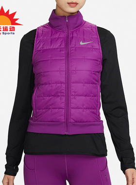 Nike/耐克正品THERMA-FIT女士跑步训练经典保暖棉马甲DD6085-503