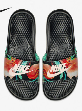 Nike/耐克正品 Benassi Jdi 女子舒适休闲运动拖鞋618919-019