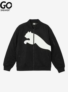 Puma/彪马正品BOMBERJACKET男女同款飞行员立领宽松外套687430-01