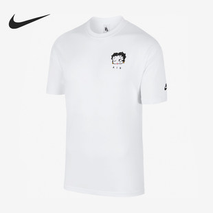 耐克正品 T恤CT3093 Olivia 圆领简约针织短袖 100 kim男士 Nike