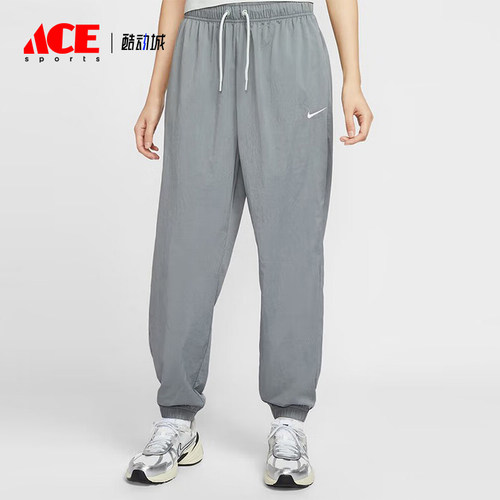 Nike/耐克正品OVERSIZE女士梭织运动经典束脚宽松长裤IH0827-091